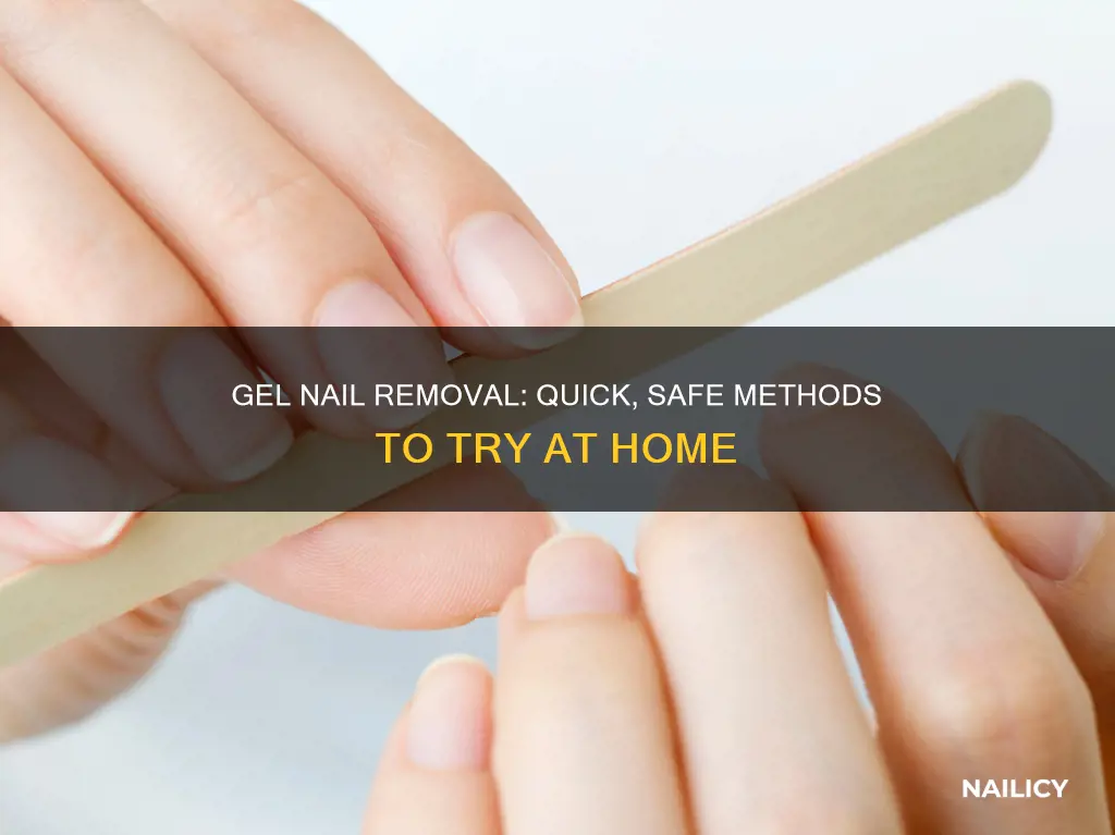 what will take off gel nails