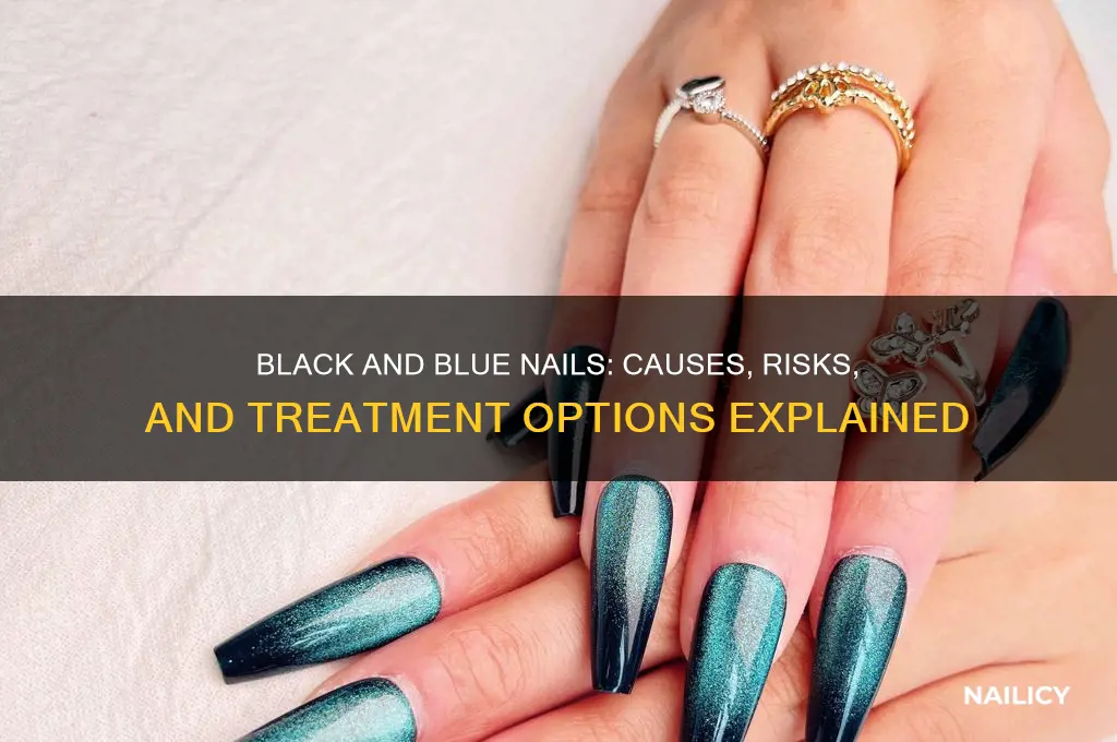 what woll happen to black and blue nail