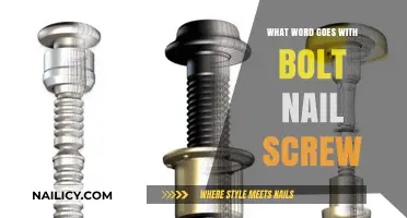 Bolt, Nail, or Screw: Choosing the Right Fastener for Your Project