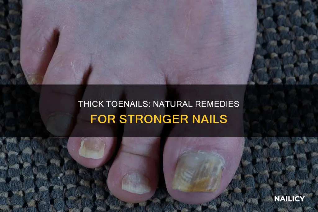 what works for growing thick toe nails