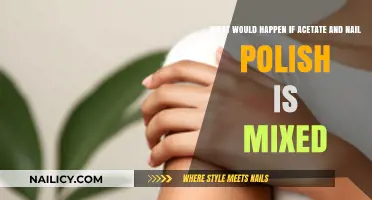 Mixing Acetate and Nail Polish: Unexpected Reactions and Safety Concerns
