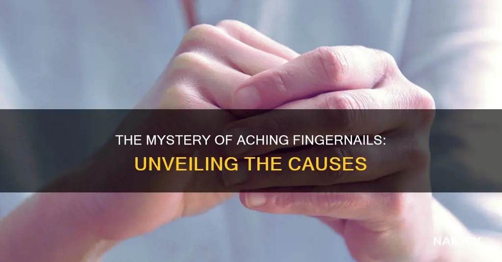 what would make your finger nail ache
