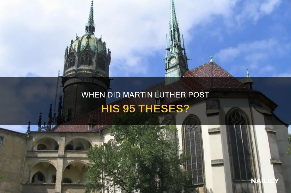 what year did martin luther nail his greviences