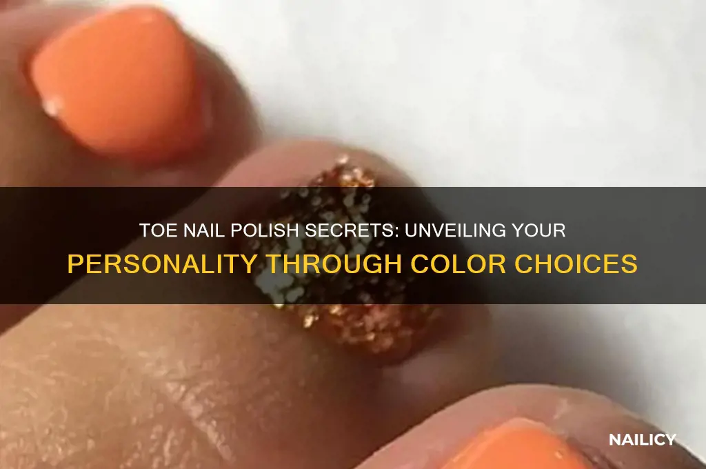 what your toe nail polish says about you