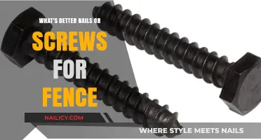 Nails vs. Screws for Fencing: Which Fastener Wins?