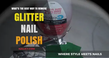 The Easiest Way to Remove Glitter Nail Polish