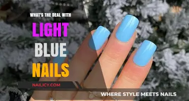 Light Blue Nails: Trendy, Meaningful, or Just a Style Statement?