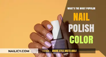 Trending Now: The Most Popular Nail Polish Color Revealed