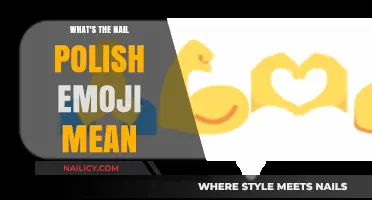 Decoding the Nail Polish Emoji: Meaning, Uses, and Cultural Significance