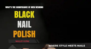 Black Nail Polish: Redefining Masculinity and Self-Expression for Men