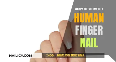 The Intriguing Volume of Human Fingernails