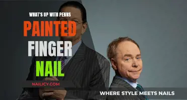Penn's Painted Fingernails: A Unique Expression of Self