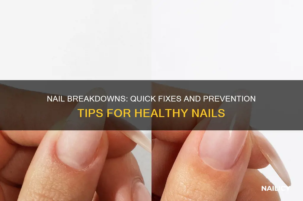 when a nail breaks
