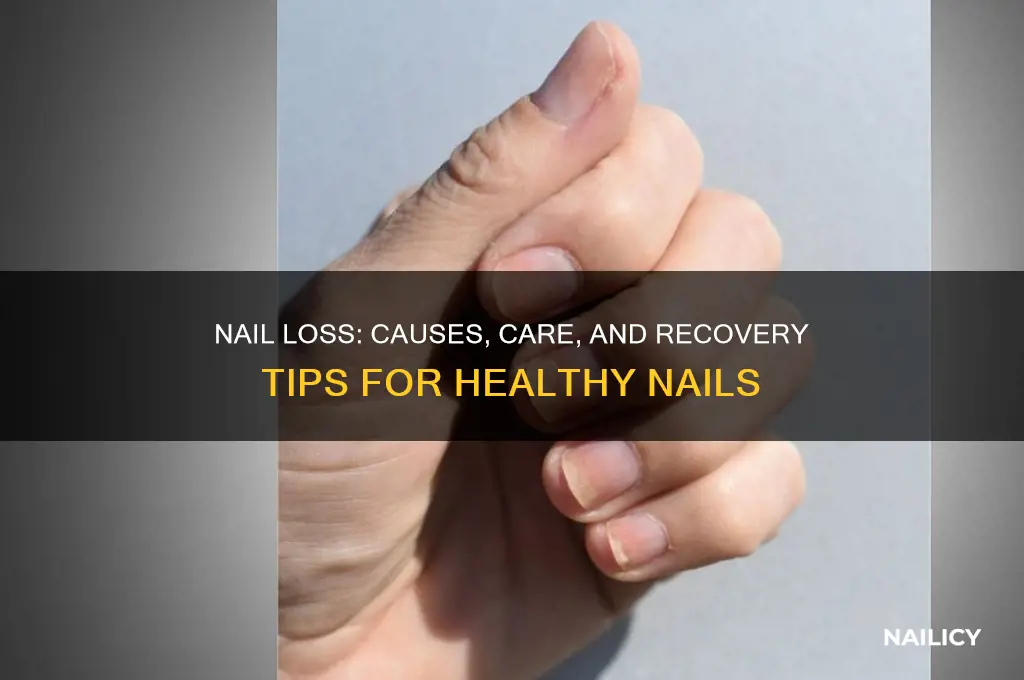 when a nail comes off