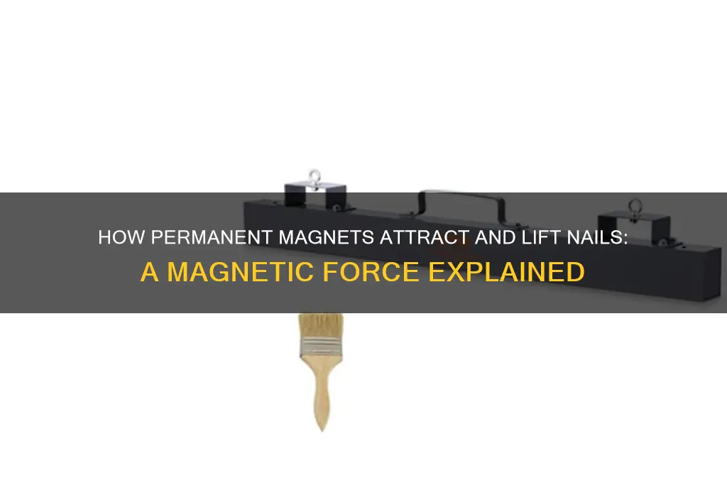 when a permanent magne picks up a nail