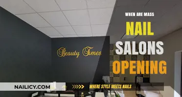 Mass Nail Salons Reopening: Dates, Safety Measures, and What to Expect