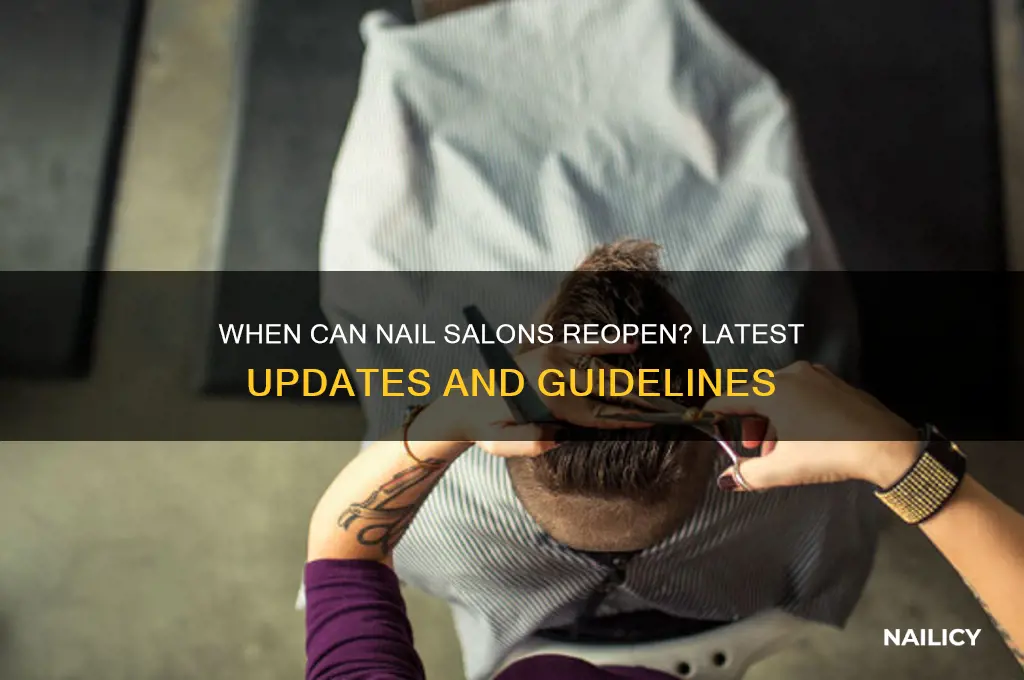 when are nail salons allowed to reopen