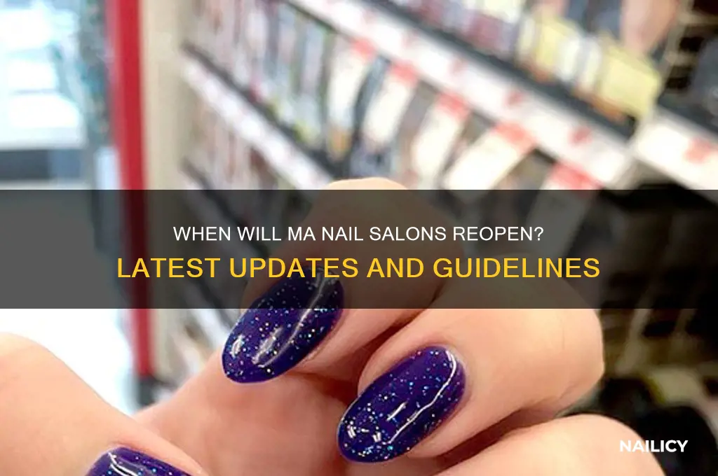 when are nail salons in ma opening