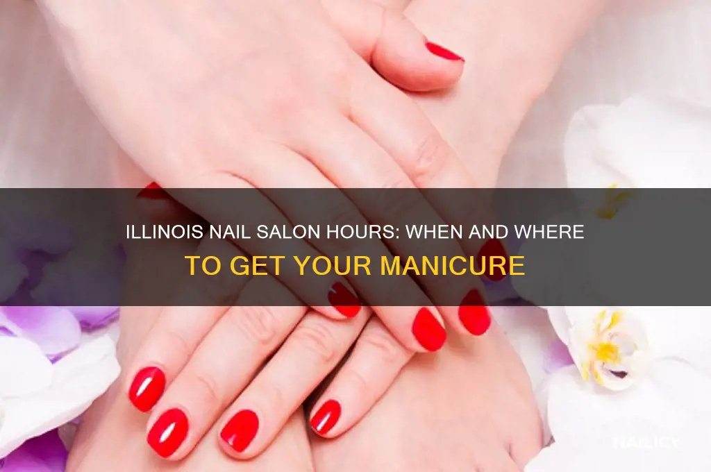 when are nail salons open in illinois