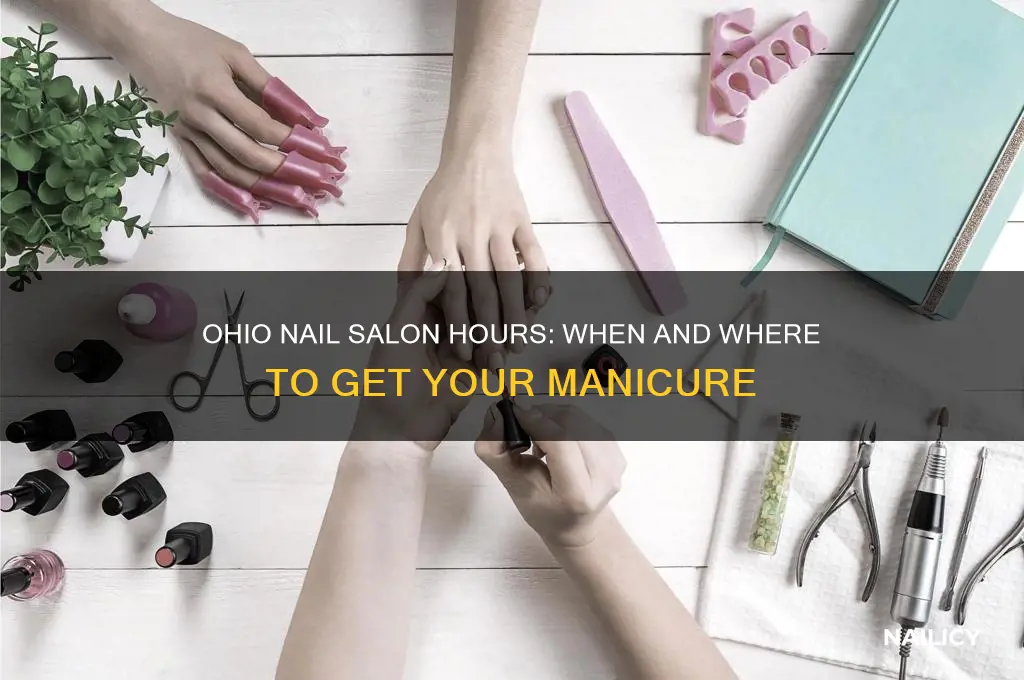 when are nail salons open in ohio