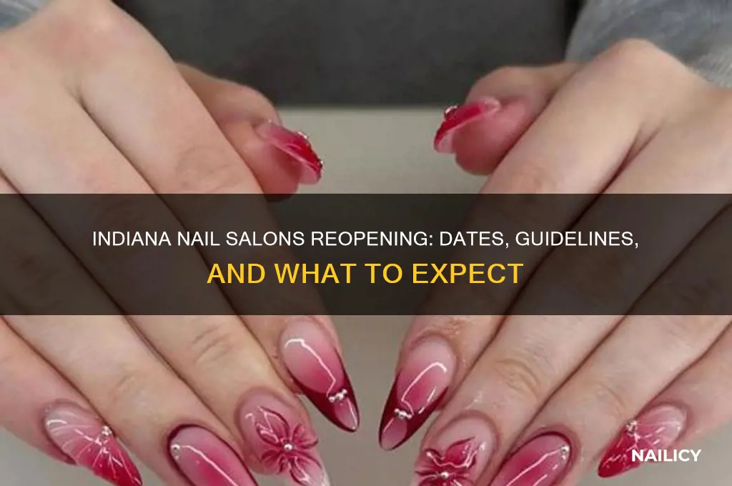 when are nail salons opening back up in indiana