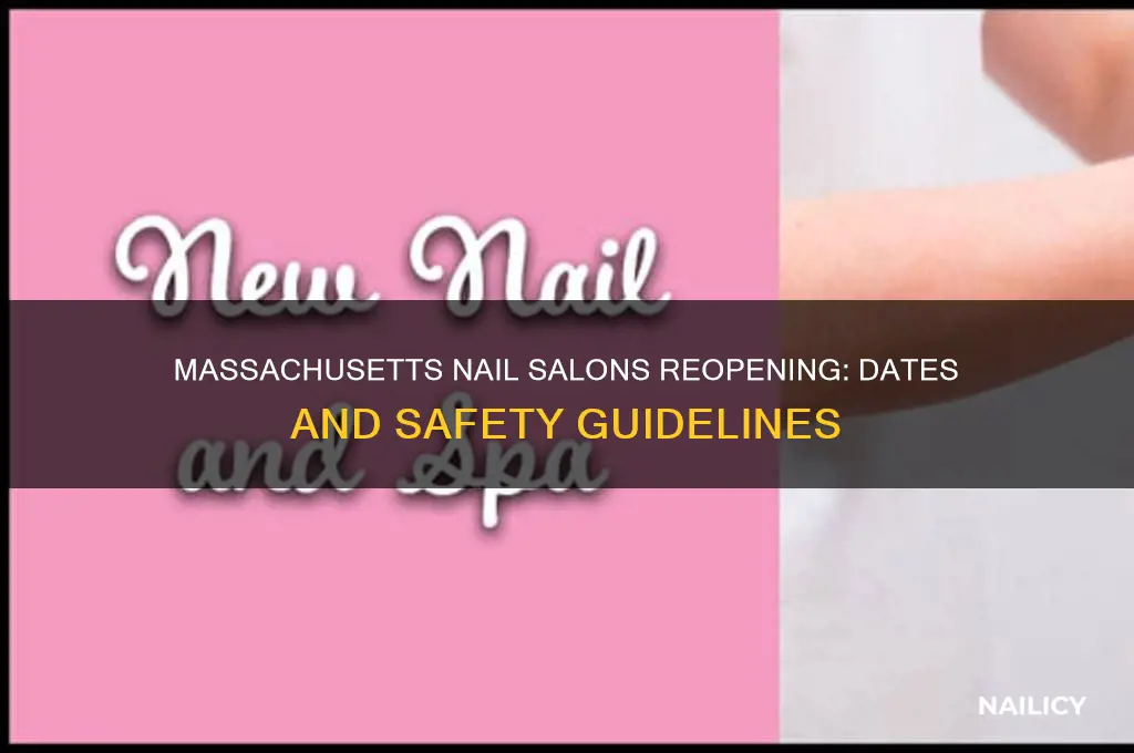 when are nail salons opening back up in massachusetts