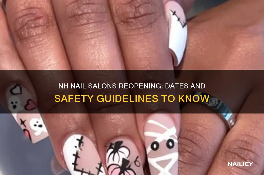 when are nail salons opening back up in nh