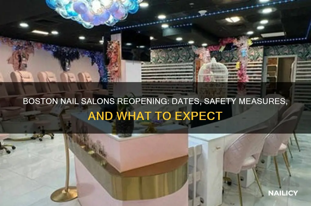 when are nail salons opening in boston