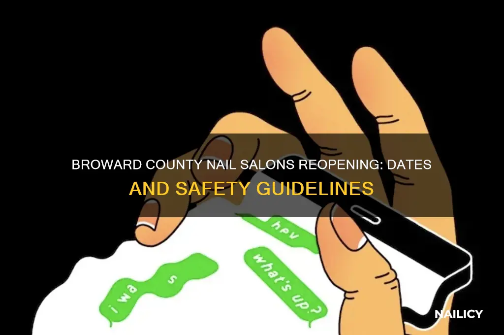 when are nail salons opening in broward county