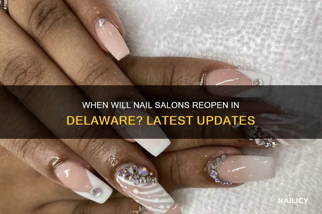 when are nail salons opening in de