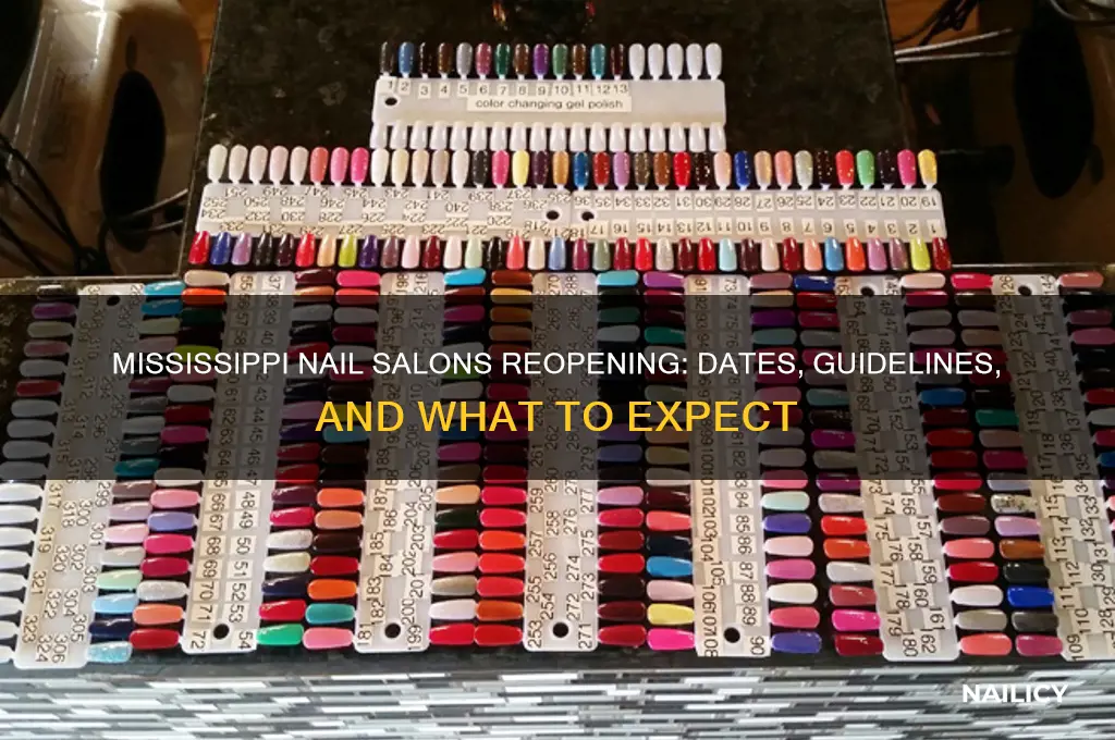 when are nail salons opening in mississippi