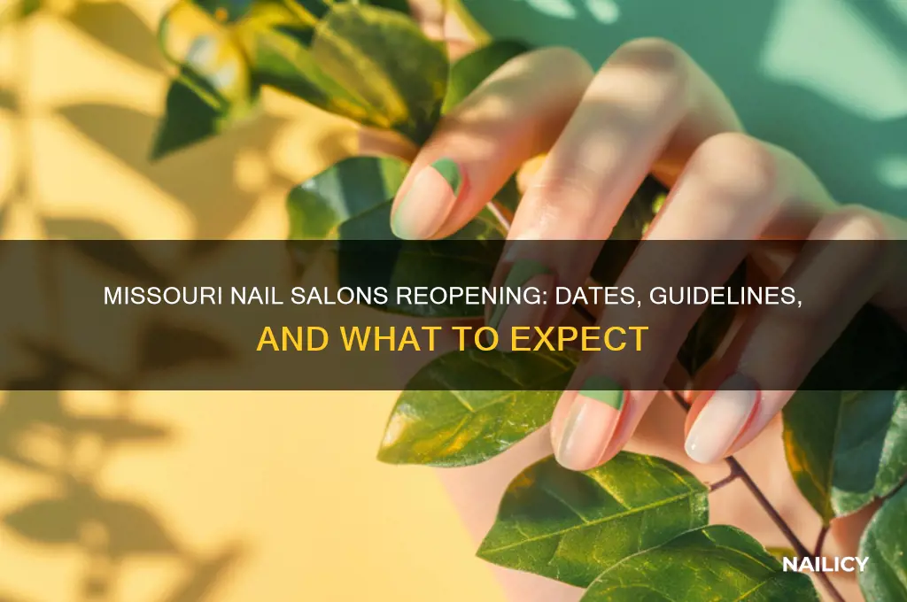 when are nail salons opening in missouri