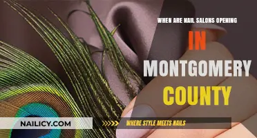 Montgomery County Nail Salons Reopening: Dates and Guidelines
