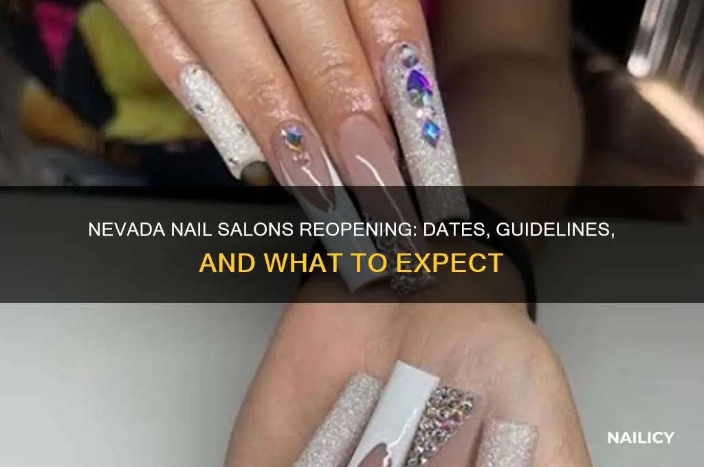 when are nail salons opening in nevada