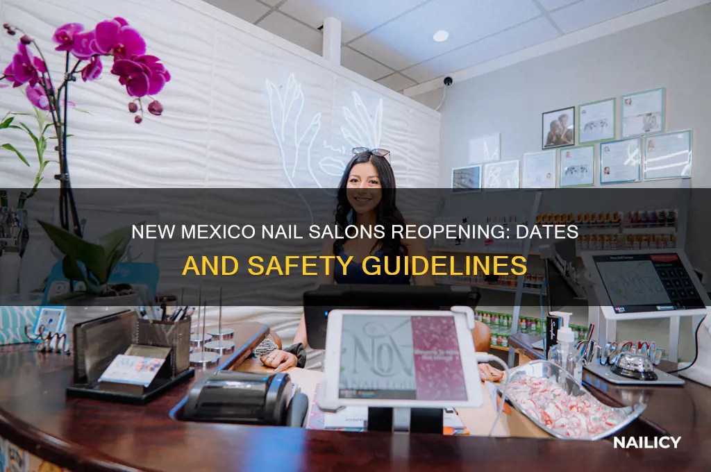 when are nail salons opening in new mexico