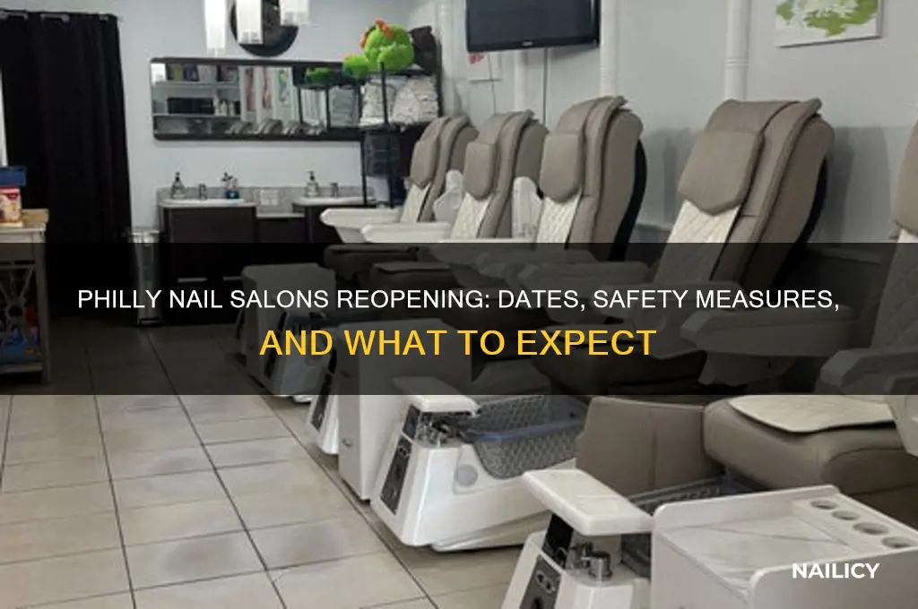 when are nail salons opening in philly