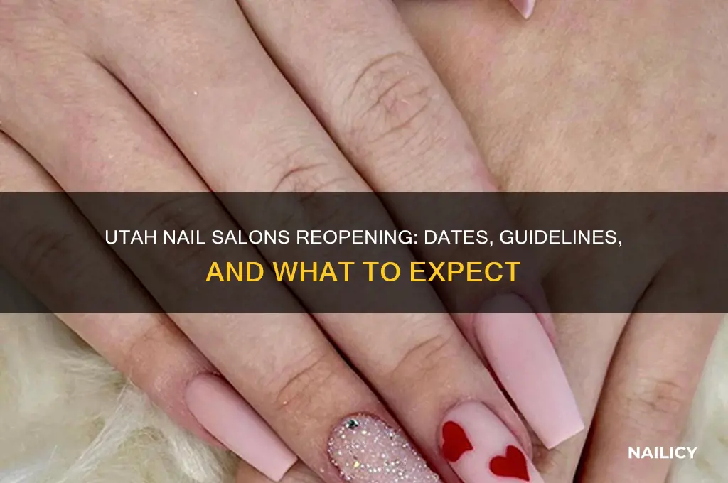 when are nail salons opening in utah