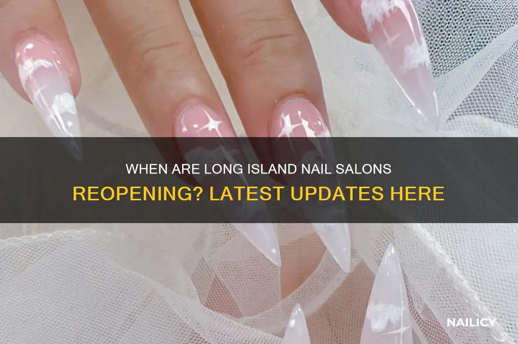 when are nail salons opening on li