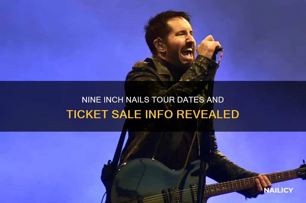 when are nine inch nails tickets on sale