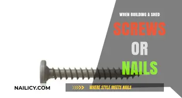 Screws vs. Nails: Choosing the Best Fastener for Your Shed Build