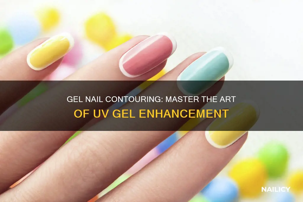 when contouring a uv gel nail enhancement