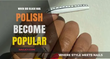 The Rise of Black Nail Polish: A Dark Beauty Trend's Evolution