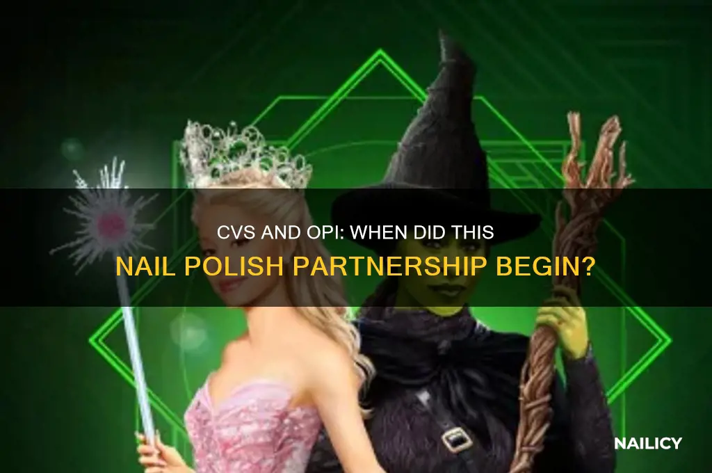 when did cvs start carrying opi nail polish