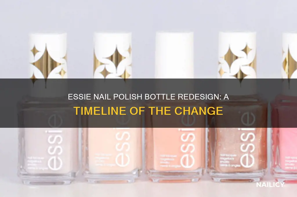 when did essie change their nail polish bottle design