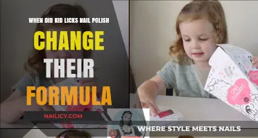 Kid Licks Nail Polish Formula Change: What Happened and When?