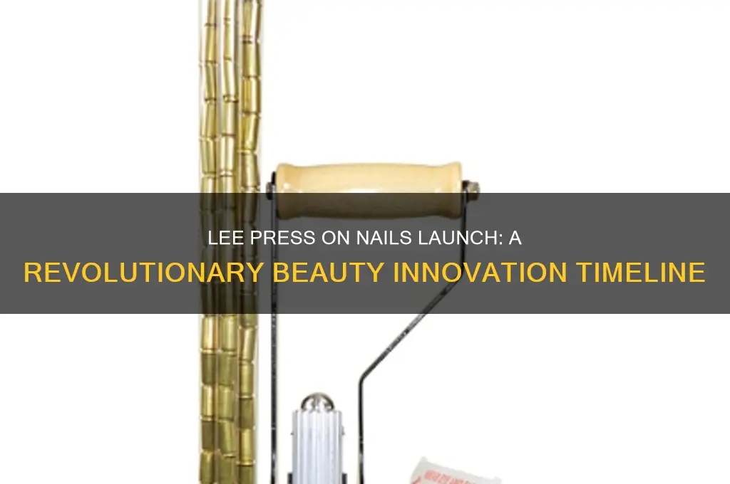 when did lee press on nails come out
