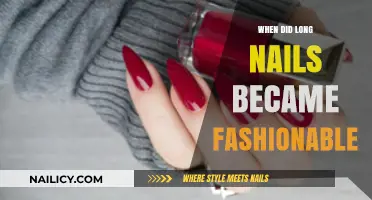 The History of Long Nails as a Fashion Statement