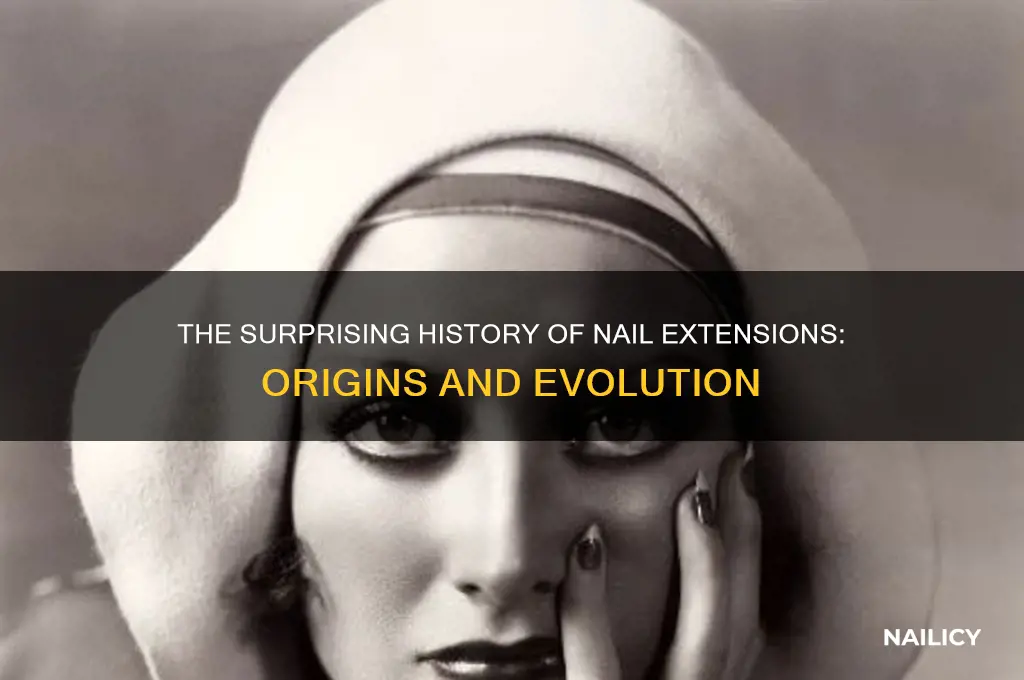 when did nail extensions start