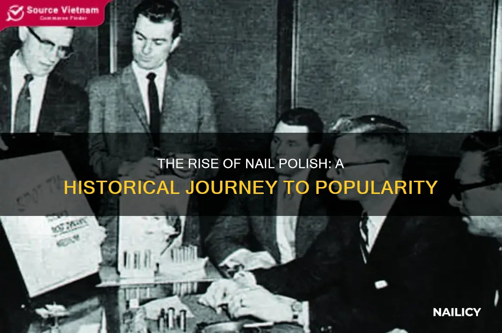 when did nail polish became popular