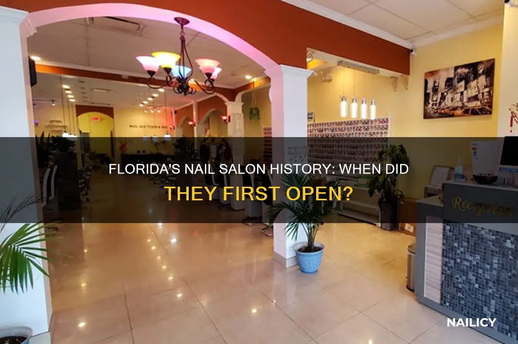 when did nail salons open in florida